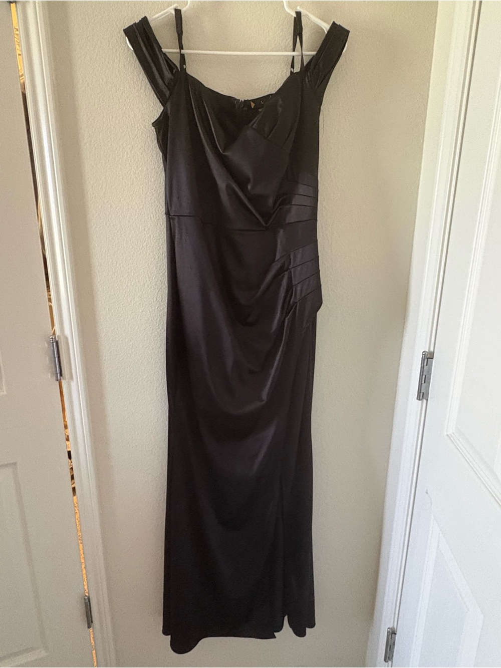 Black Satin gown